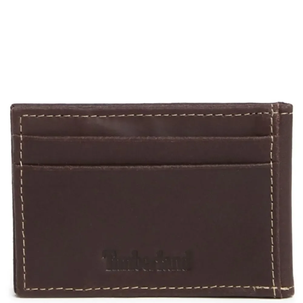 Men’s Timberland Delta Leather Flip Clip Wallet Bag